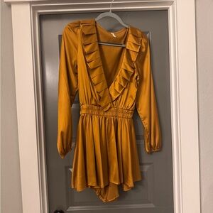 Glam Mustard Glam Romper